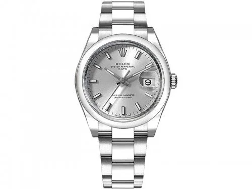 115200 Rolex Oyster Perpetual Date 34 Silver Dial Lady Watch slvso @majordor #majordor