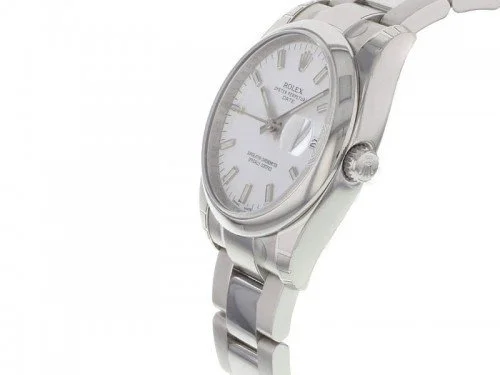 115200 Rolex Oyster Perpetual Date 34 White Dial Lady Watch whtso caliber 3135