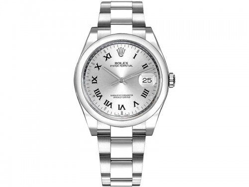 115200 slvrso Rolex Date Oyster Perpetual 34 Silver Dial Lady Watch caliber 3135 @majordor #majordor
