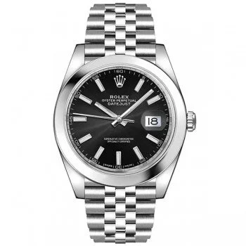Rolex Datejust m126300-0012 blksj 41mm Black Dial