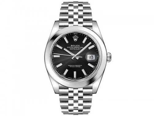 Rolex Datejust m126300-0012 blksj 41mm Black Dial