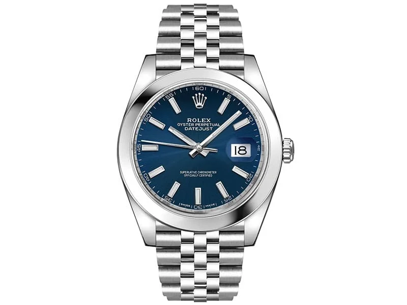 Rolex Datejust m126300-0002 blusj 41mm Blue Dial Watch