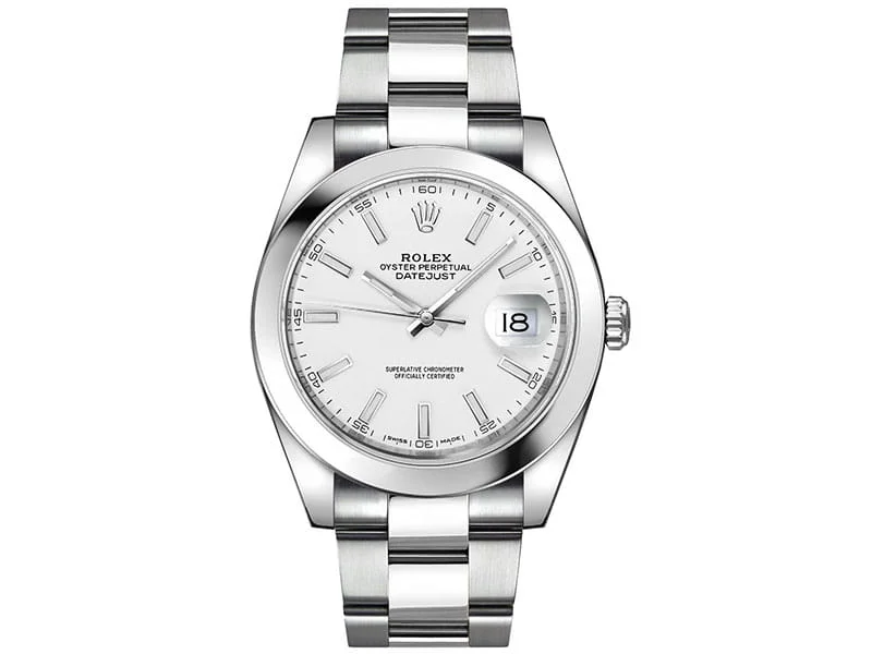 Rolex Datejust m126300-0005 whtso 41mm White Dial