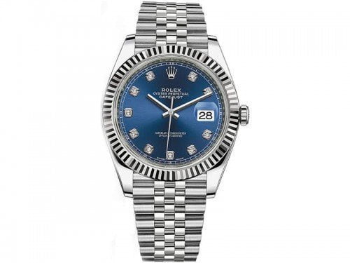 Rolex Datejust m126334-0016 bludj 41mm Blue Dial Watch