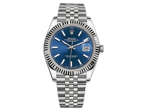 Rolex Datejust m126334-0002 blusj 41mm Blue Dial Watch