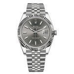 Rolex Datejust m126334-0010 rhosj 41mm Grey Dial Watch