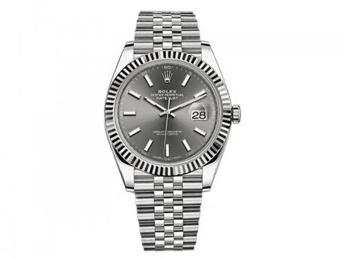 Rolex Datejust m126334-0010 rhosj 41mm Grey Dial Watch