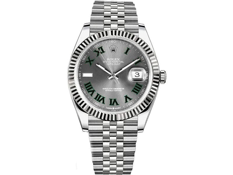 Rolex Datejust m126334-0022 sltrj 41mm Grey Dial Watch