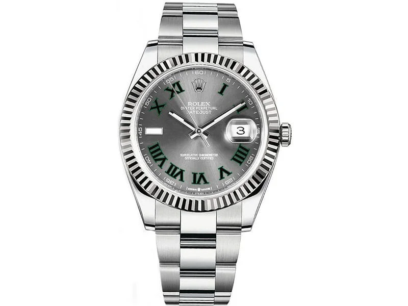 Rolex Datejust m126334-0021 sltro 41mm Grey Dial Watch