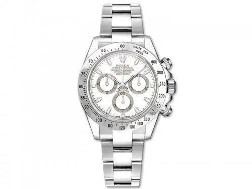 Rolex Daytona 116520 White Cosmograph Steel Case Mens Watch @majordor #majordor