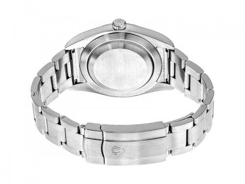 Rolex Oyster Perpetual 39 114300 rhoso Dark Rhodium Men's Watch caliber 3132 case back