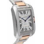 Cartier Tank Anglaise W5310006 Extra Large Steel Mens Luxury Watch side view @majordor #majordor caliber 1904