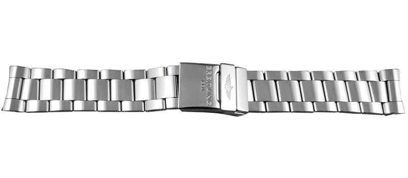 Breitling 22mm Professional III Polished Steel Bracelet 170A