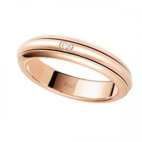 Piaget Possession G34P8C00 Ultra-Thin Diamond 18K Rose Gold Ring