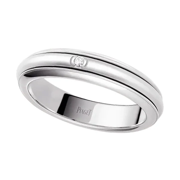 Piaget Possession G34P9C00 Ultra Thin Diamond 18K White Gold Ring