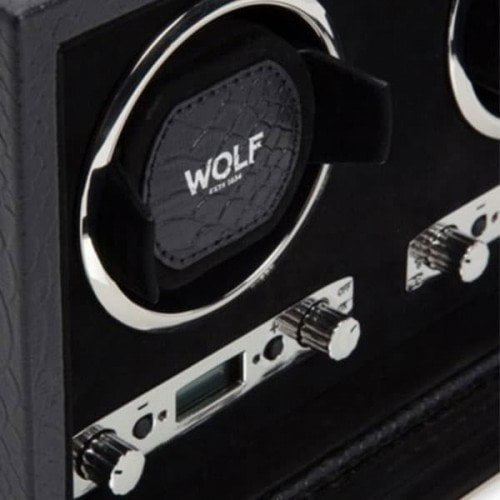 Wolf Exotic Triple Automatic Watch Winder Box @majordor