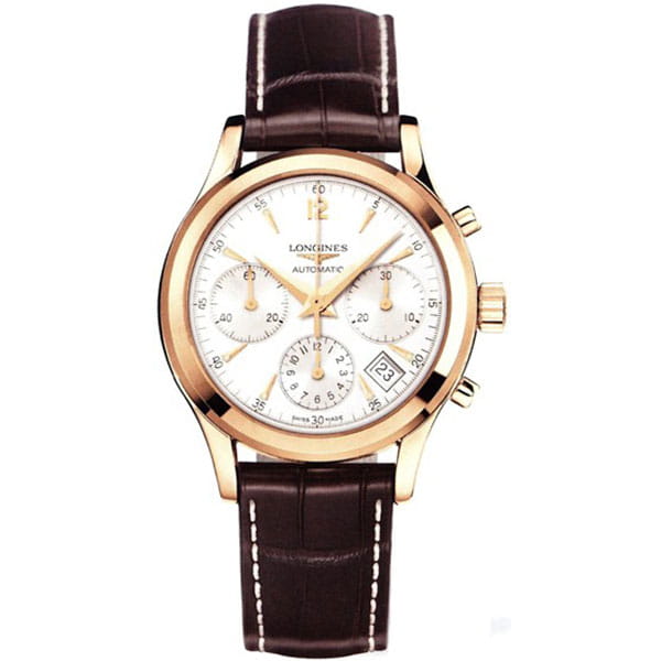 L2.742.8.76.2 Longines Heritage Column Wheel Chronograph Watch