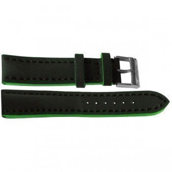 234X Breitling 24mm Black Leather Replacement Strap