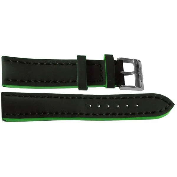 234X Breitling 24mm Black Leather Replacement Strap