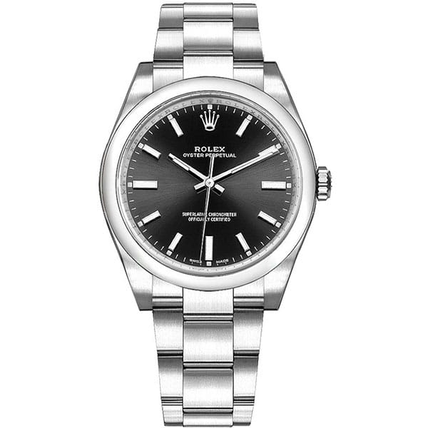 Rolex Oyster Perpetual 114200 blkso 34mm Black Dial Womens Watch