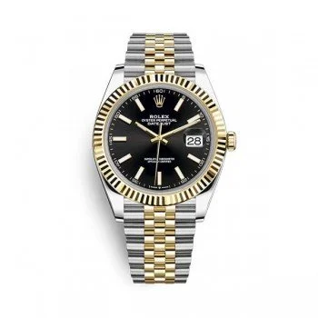 Rolex Datejust m126333-0014 blksj 41mm Black Dial Watch