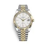 Rolex Datejust m126333-0016 whtsj 41mm White Dial Watch